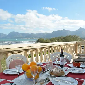  Apartment Front Line Beach In Son Serra